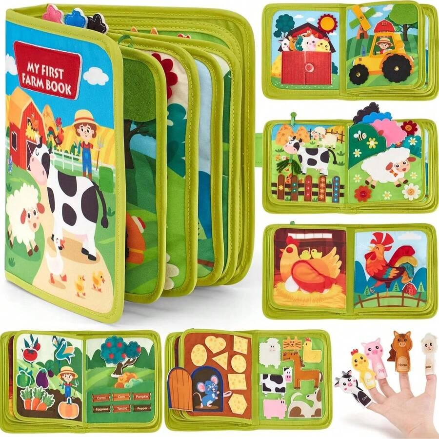 sensoryczna książka edukacyjna