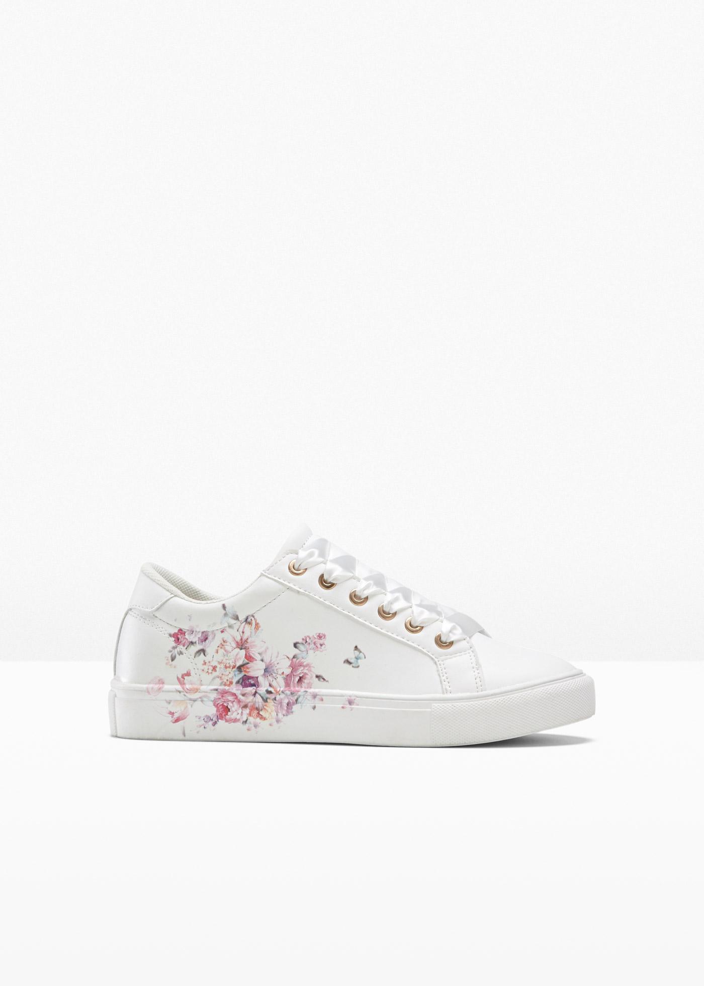 BUTY SPORTOWE Z KWIATOWYM WZOREM