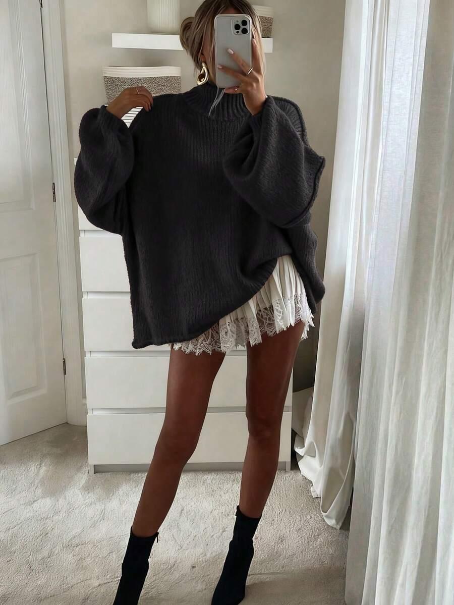 sweter z długim rękawem
