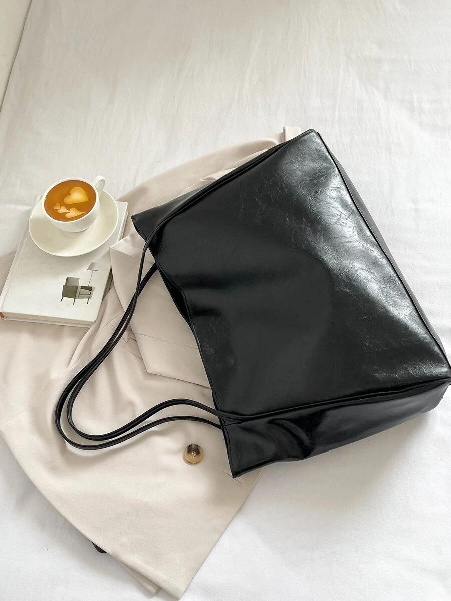 CZARNA TOREBKA SHOPPER