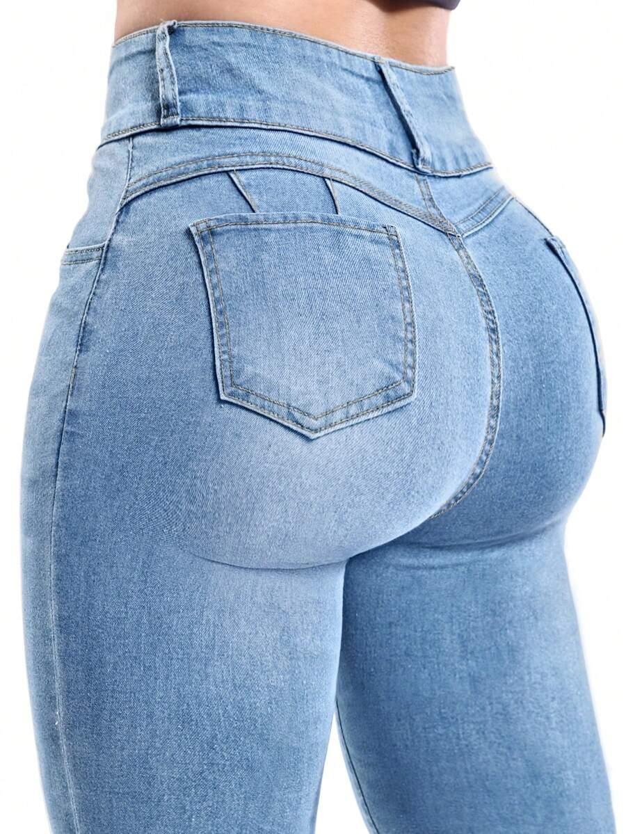 SPODNIE JEANSOWE RURKI