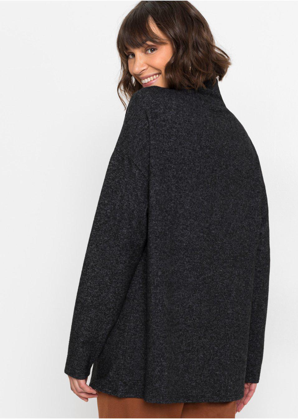 CZARNY SWETER OVERSIZE