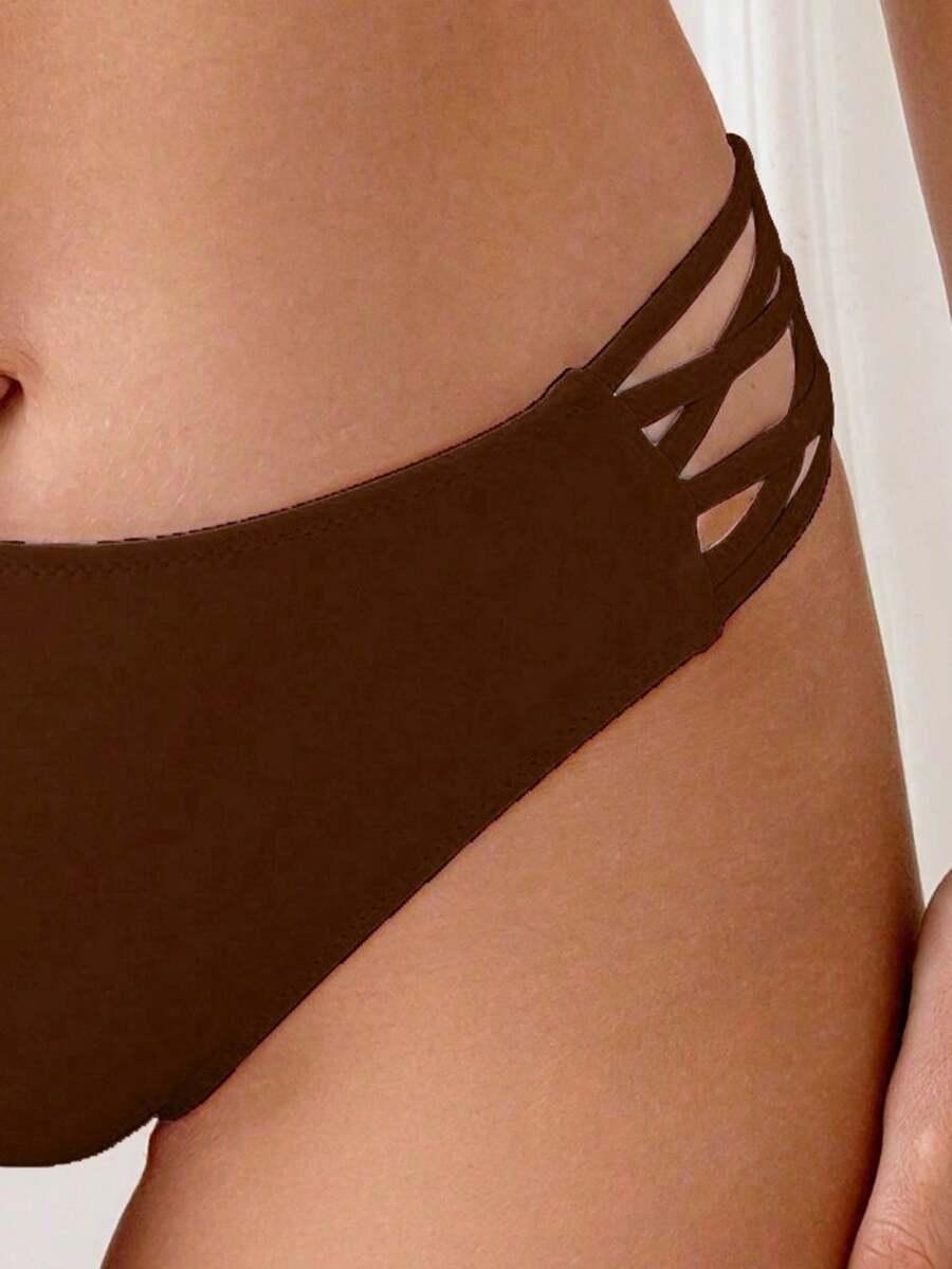 brązowy dół od bikini