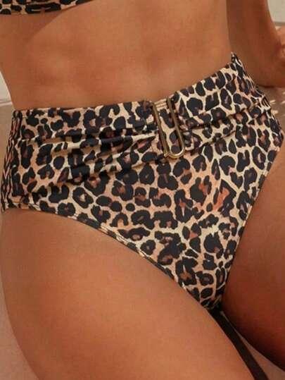 dwuczęściowy strój kąpielowy animal print 