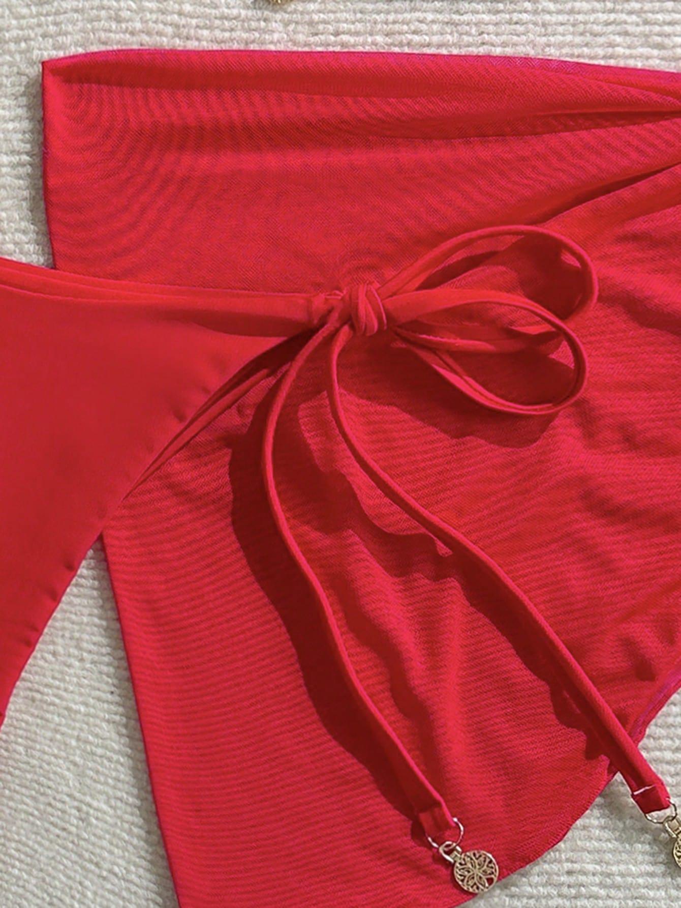 dół od bikini wiązanie sarong