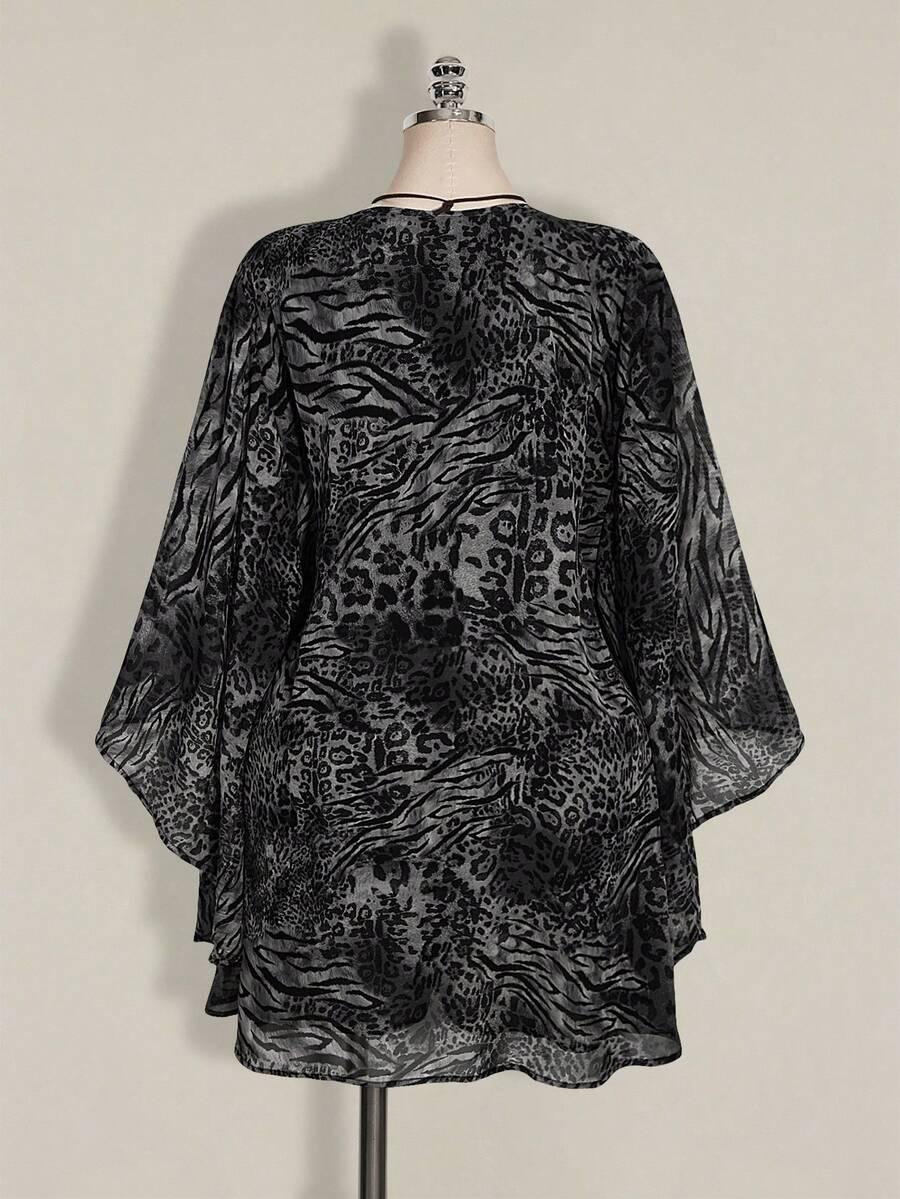 sukienka animal print