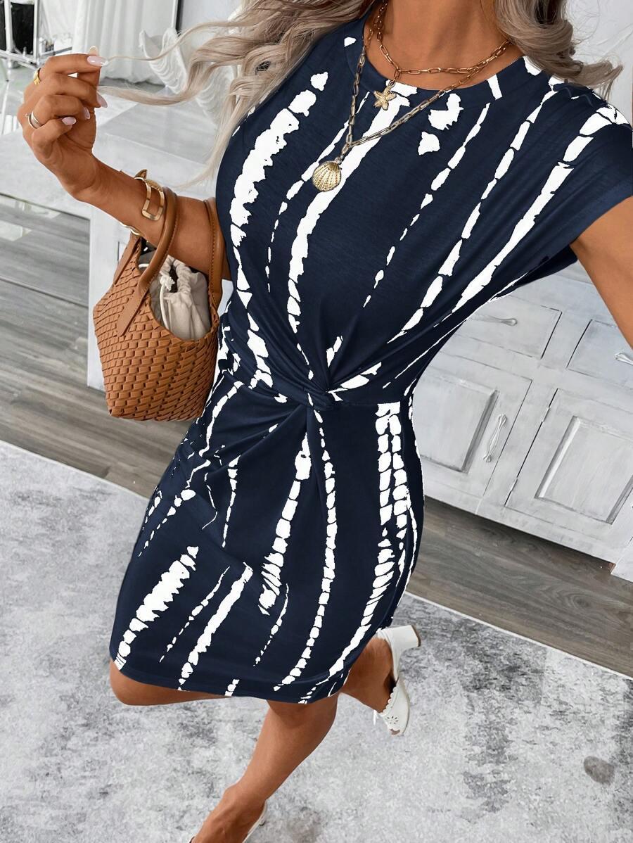 SUKIENKA przed kolano PRINT