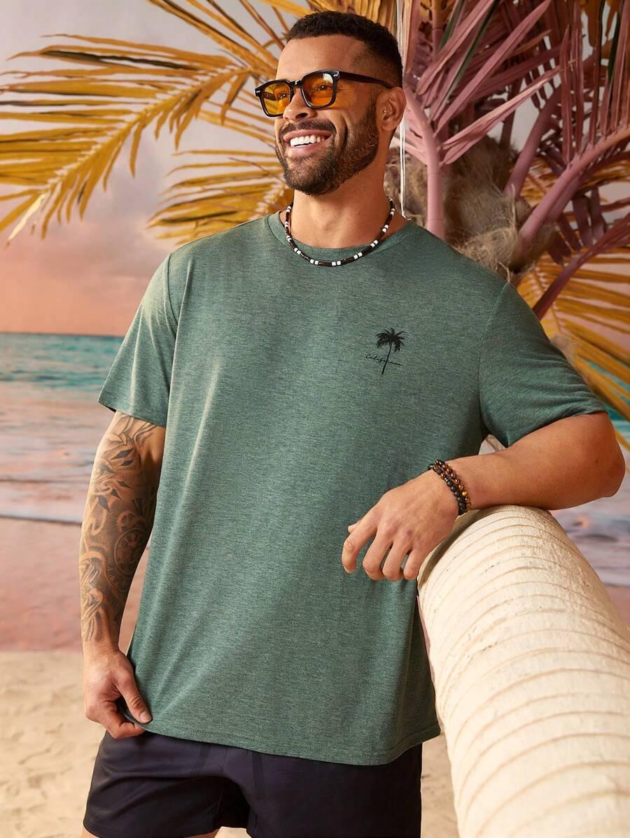 ZIELONY T-SHIRT KRÓTKI RĘKAW