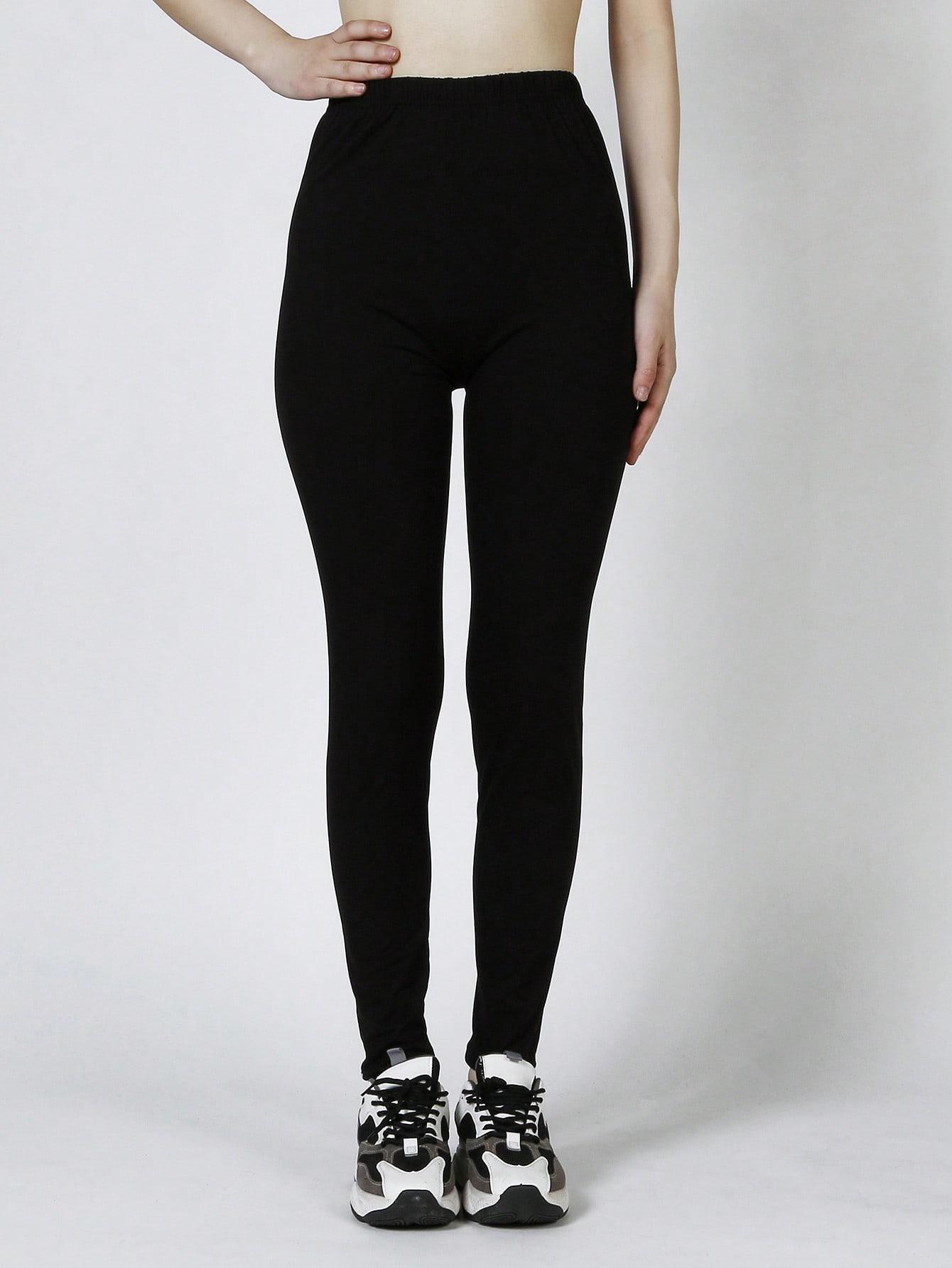 CZARNE LEGGINSY CASUAL