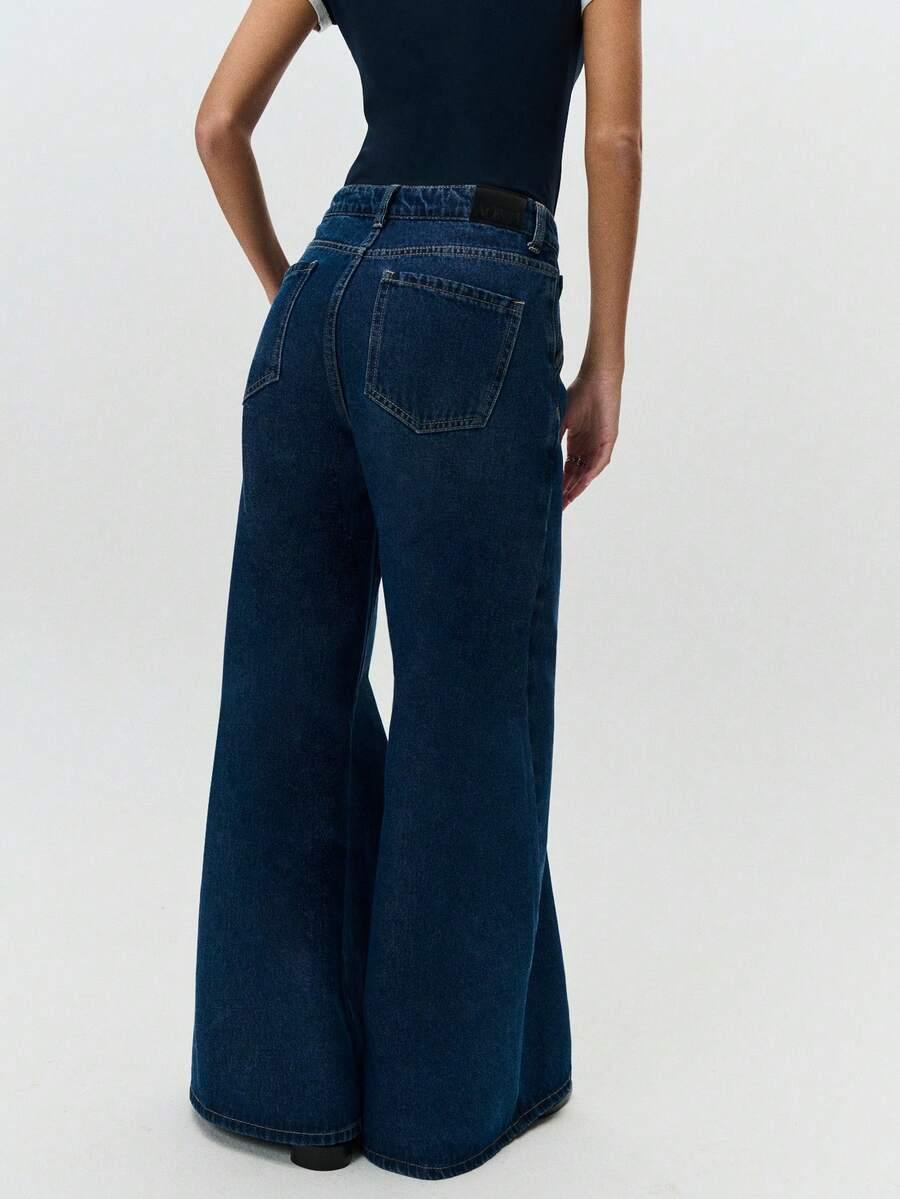 NIEBIESKIE SPODNIE JEANS