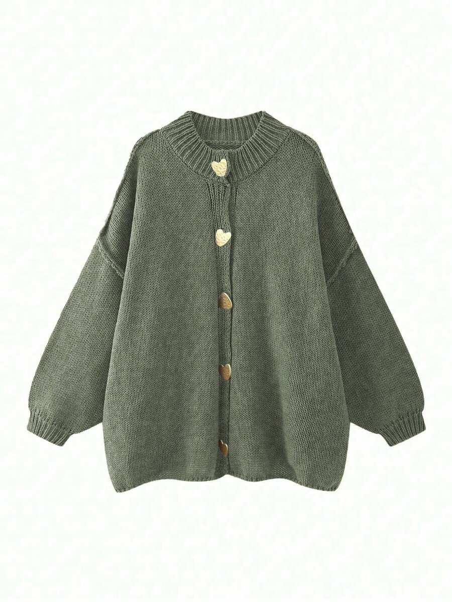 zielony rozpinany sweter
