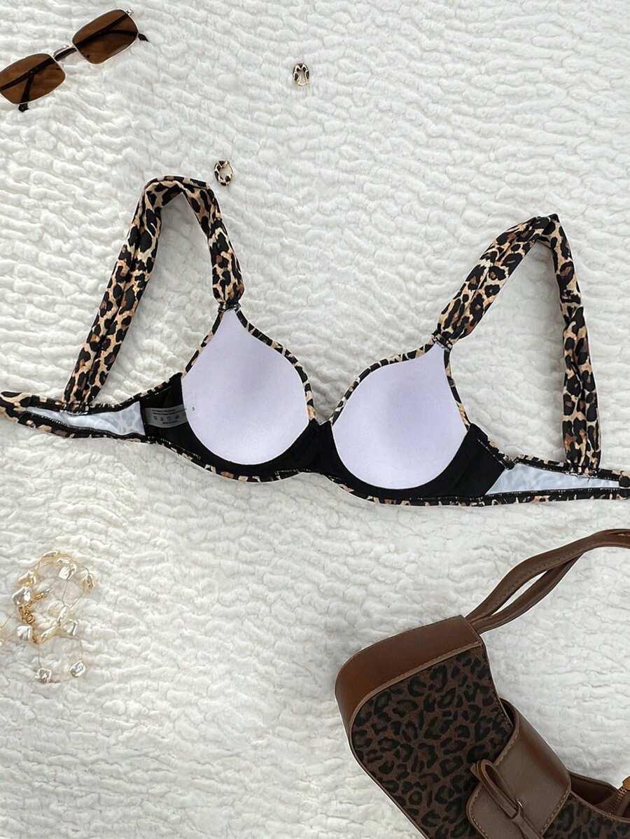 GÓRA OD STROJU KĄPIELOWEGO ANIMAL PRINT