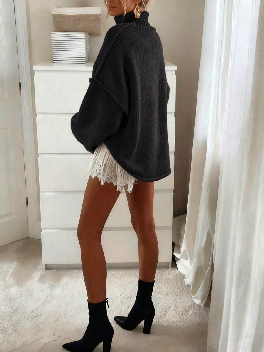 sweter z długim rękawem