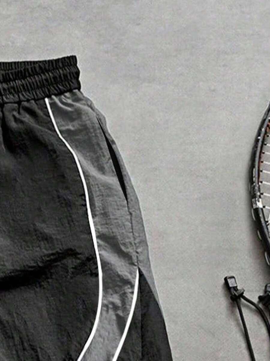 CZARNE SPODNIE SPORTOWE 