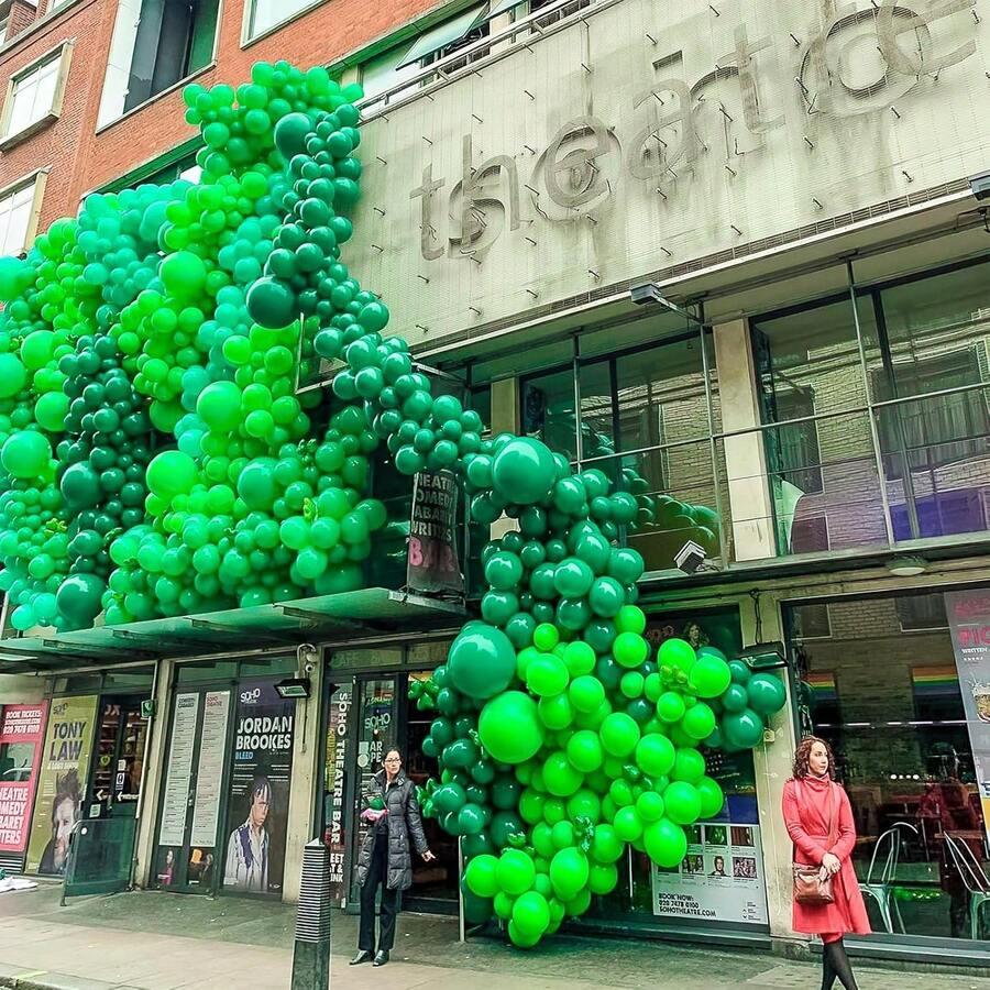 zielone BALONY 30 SZT