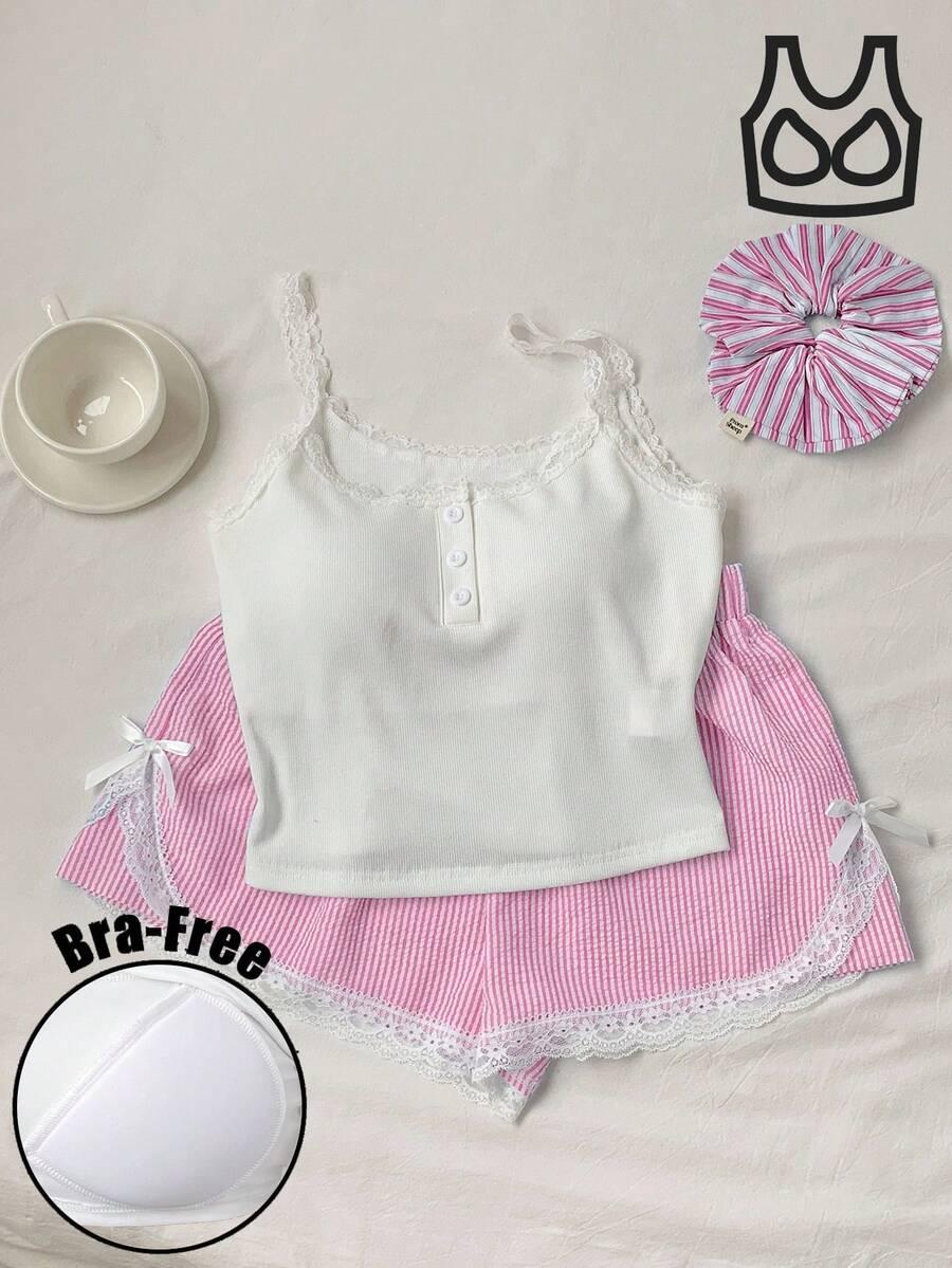 komplet spodenki top