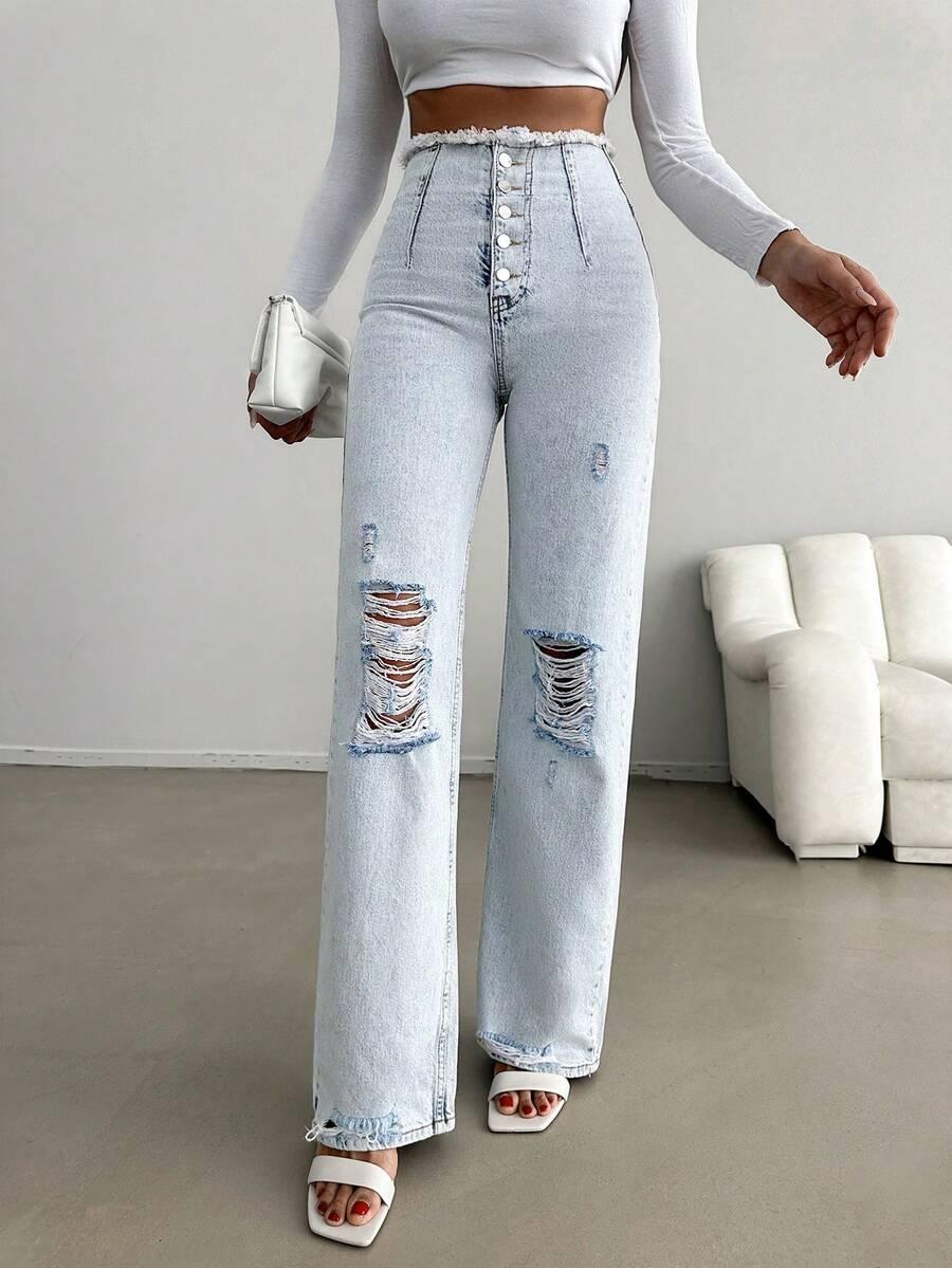 spodnie jeans prosta nogawka
