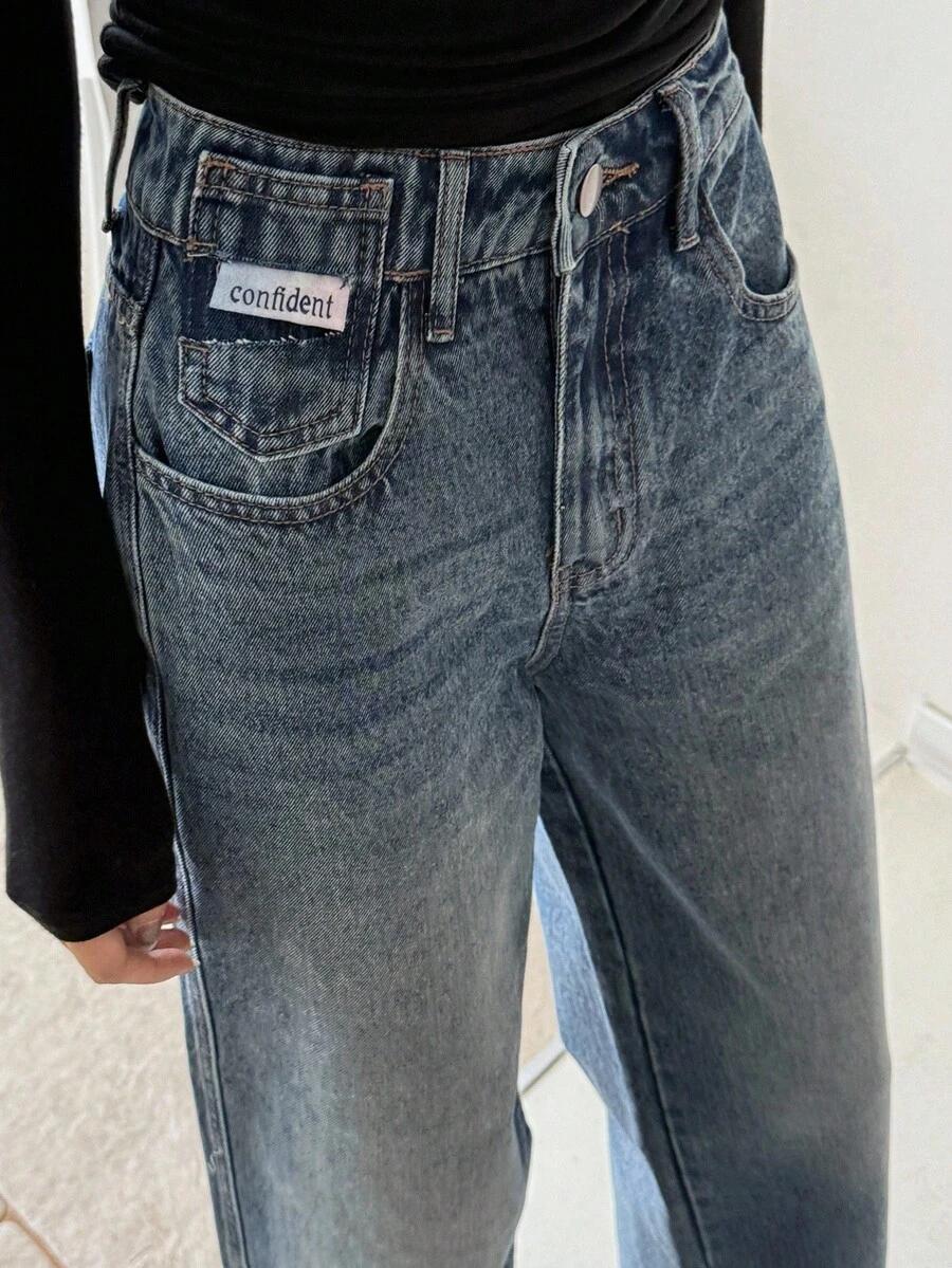 NIEBIESKIE SPODNIE JEANS
