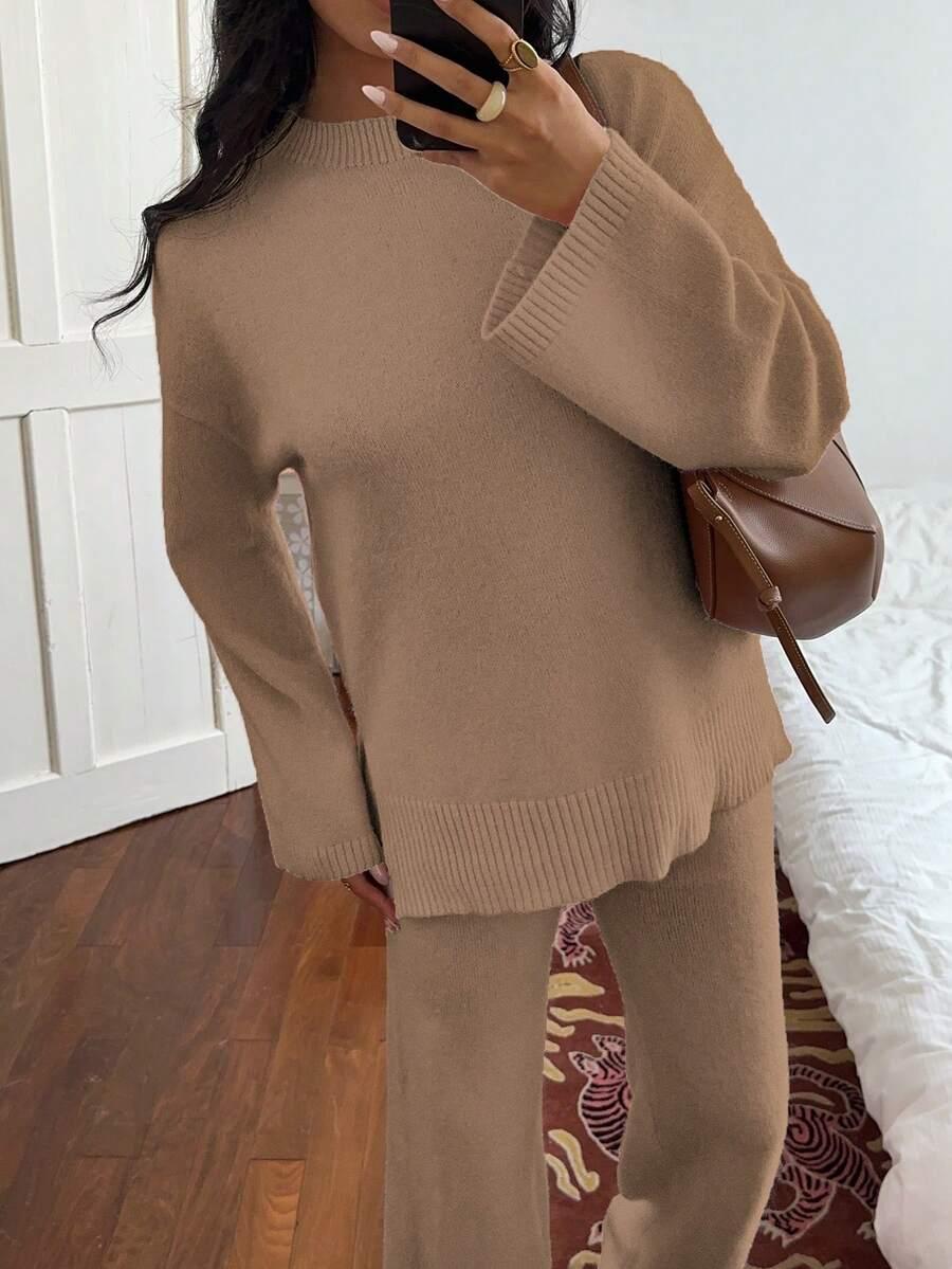 KOMPLET SWETER SPODNIE 