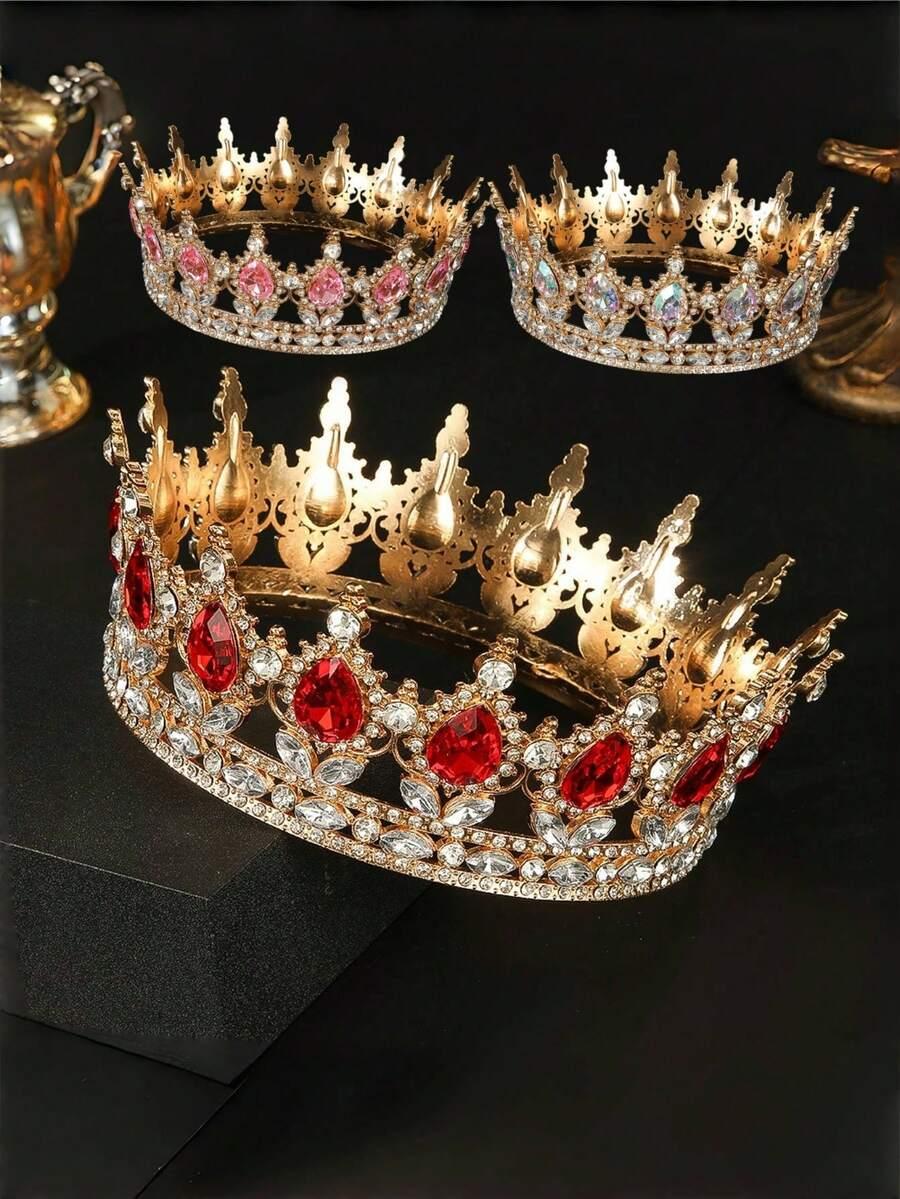 złota korona diadem zdobienia