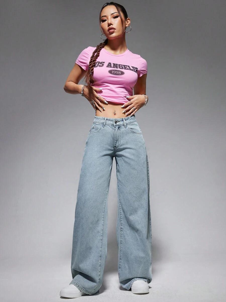 NIEBIESKIE SPODNIE JEANS