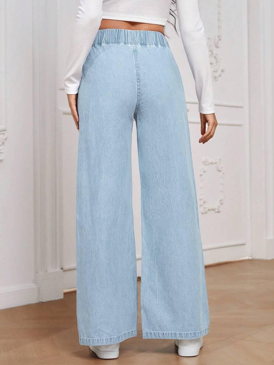 SPODNIE JEANS WYSOKI STAN