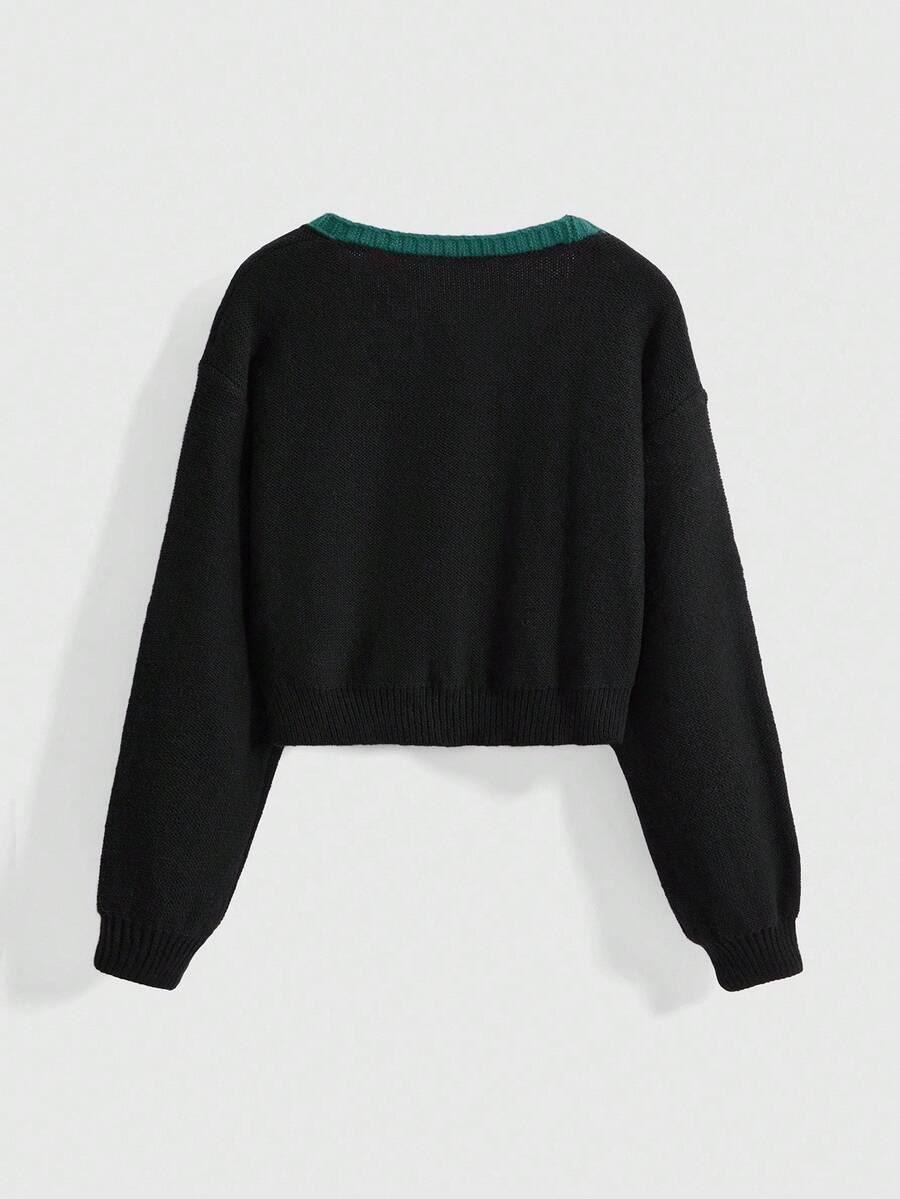rozpinany sweter wzór 