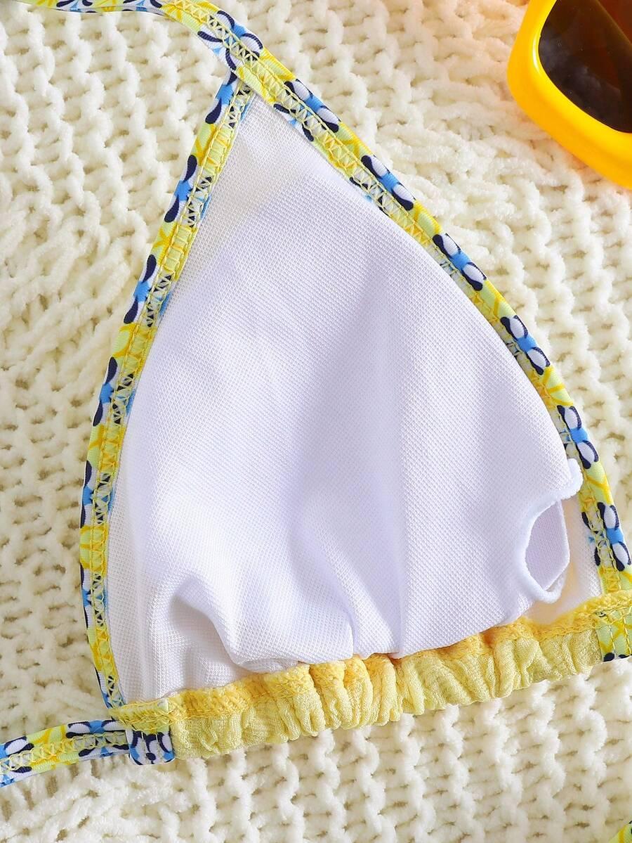 TEKSTUROWANE BIKINI KOSTIUM KĄPIELOWY