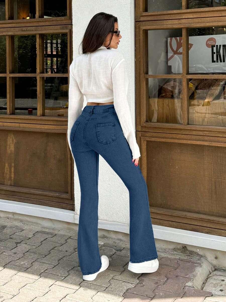 NIEBIESKIE SPODNIE JEANS