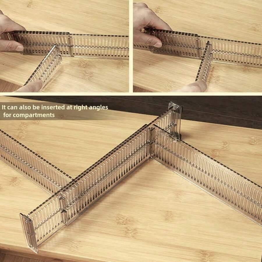 Regulowana przegródka do szuflady 8-pack
