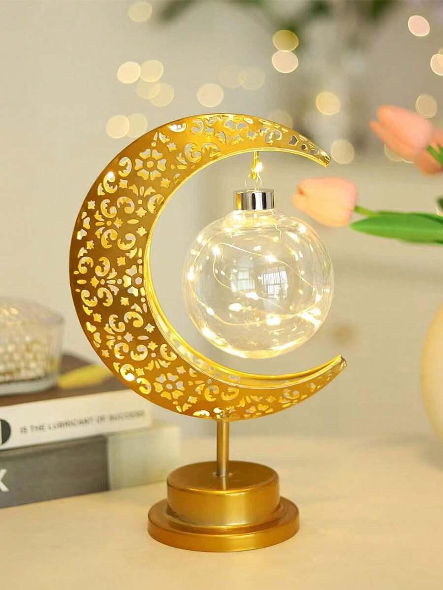 lampa dekoracyjna w kształcie księżyca