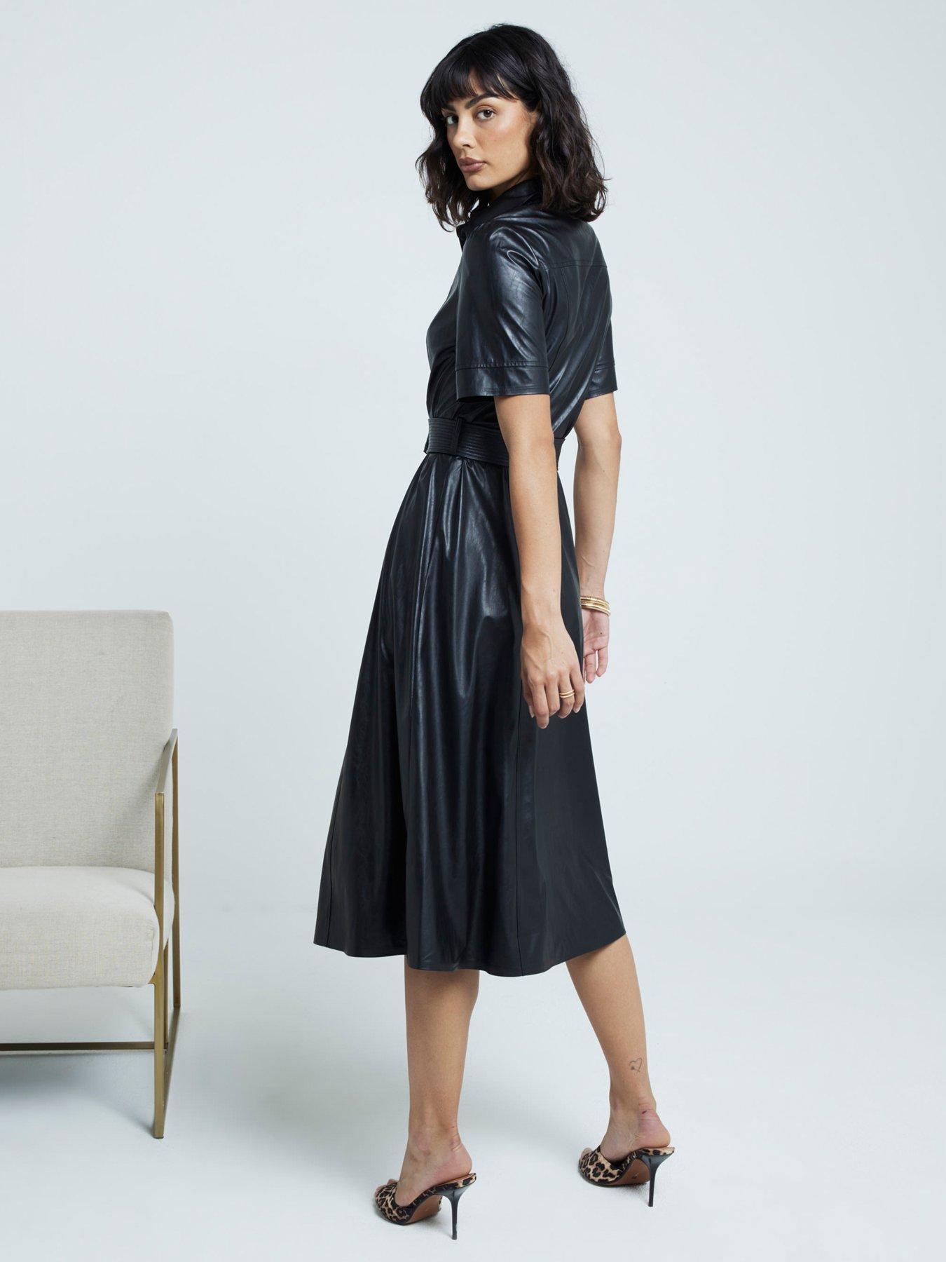 RIVER ISLAND SUKIENKA MIDI Z PASKIEM 