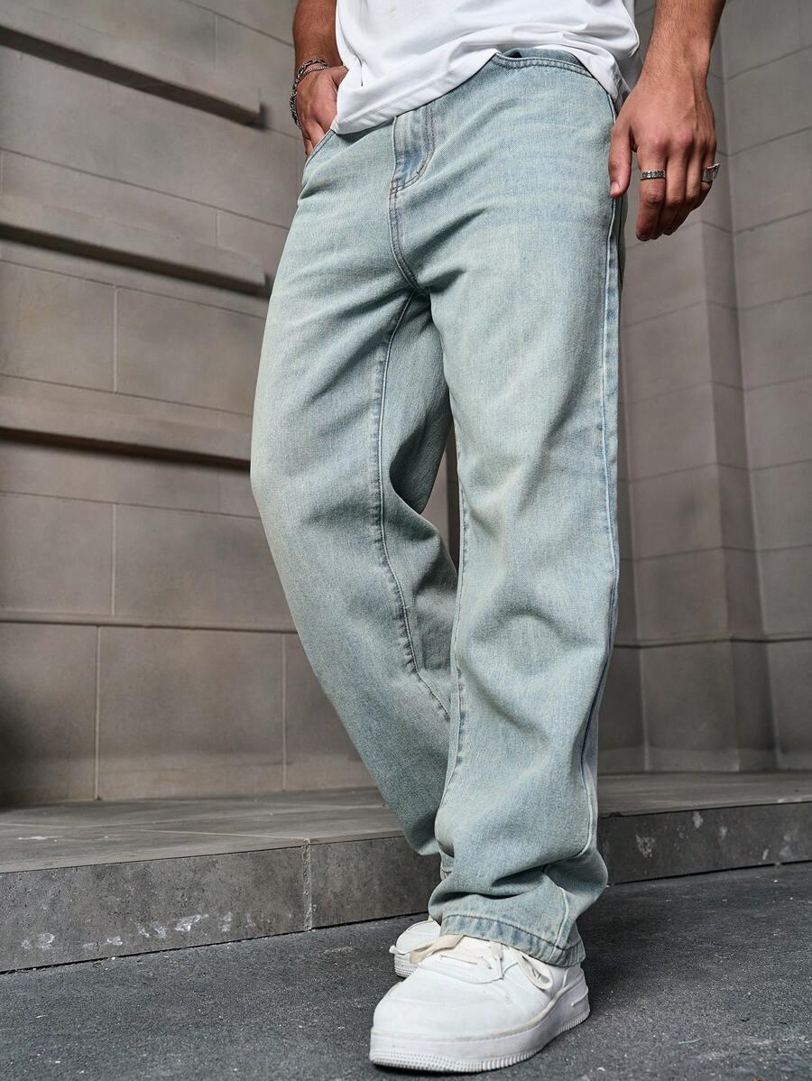 proste spodnie jeans