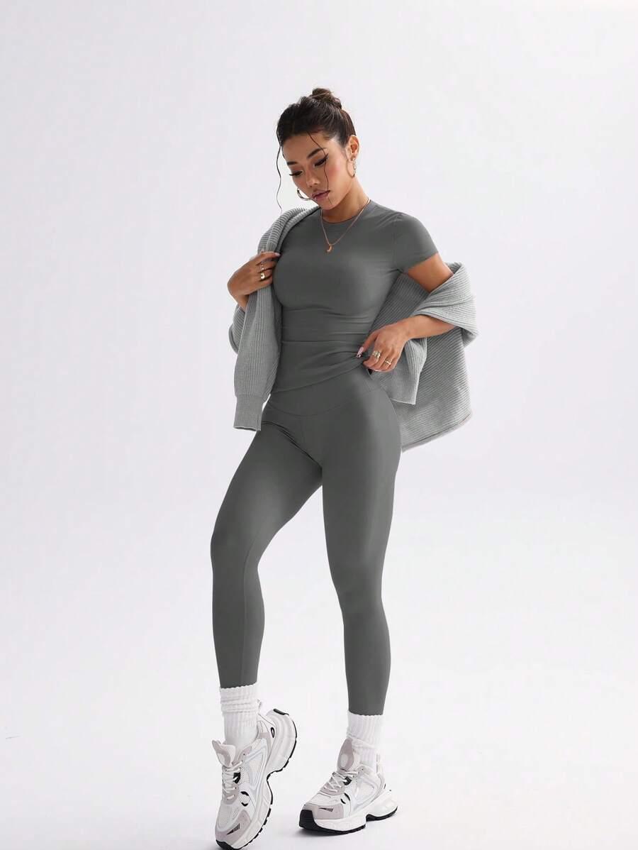 bluzka legginsy komplet
