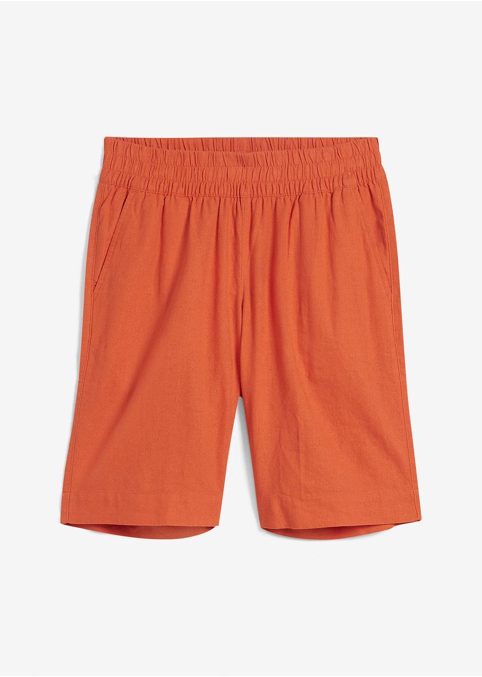 LNIANE BERMUDY REGULAR DAMSKIE SPODENKI