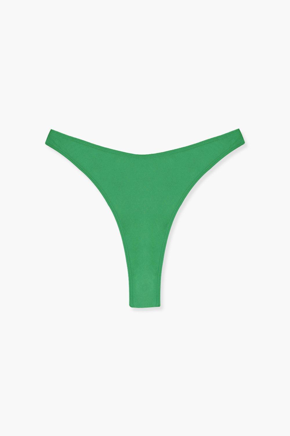 zielony dół od bikini stringi