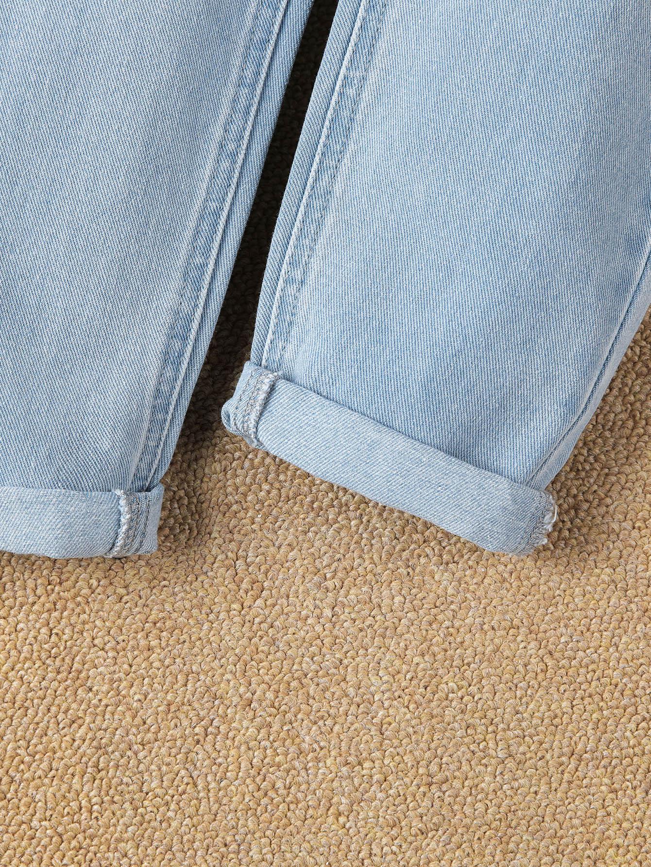 NIEBIESKIE SPODNIE JEANS