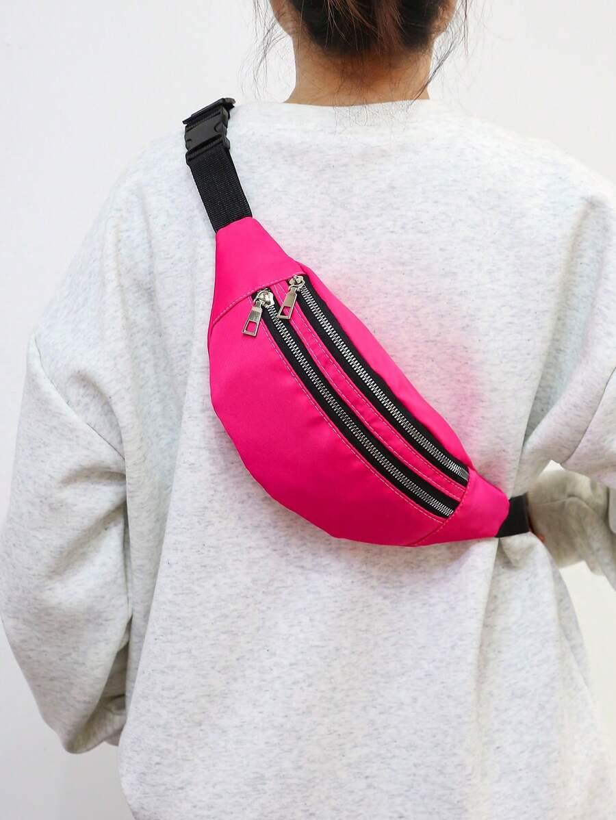 różowa saszetka zip