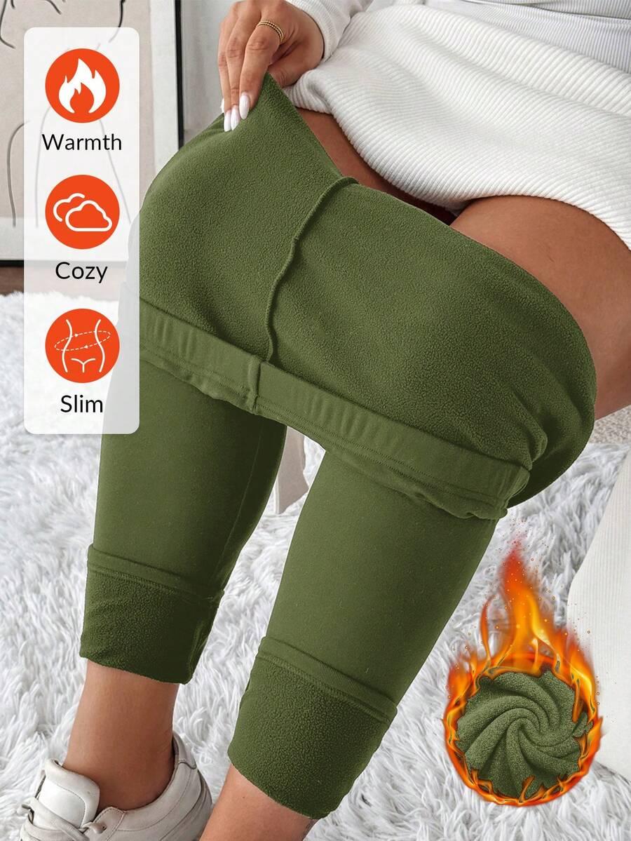 ZIELONE LEGGINSY CASUAL
