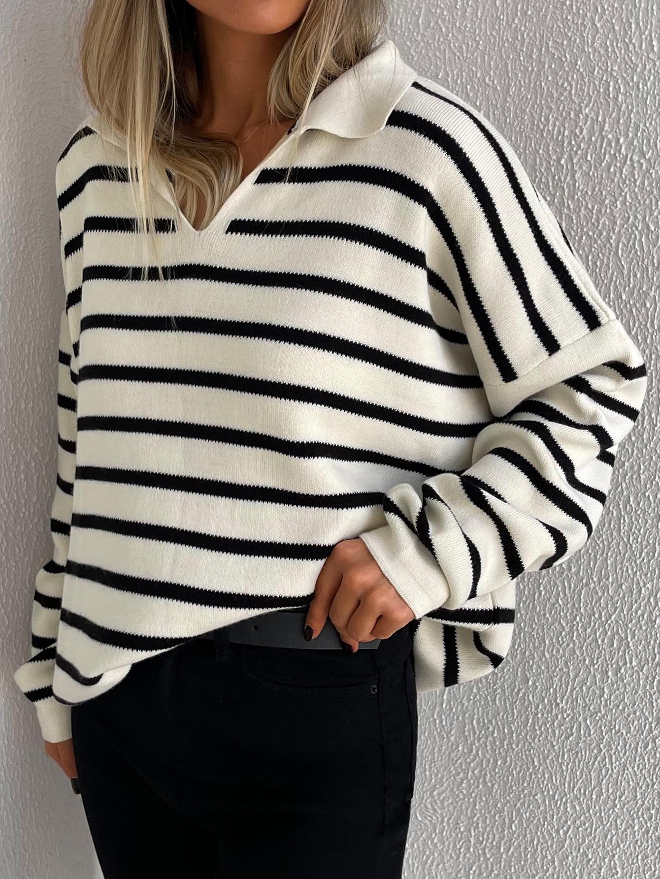 SWETER PASKI KOŁNIERZYK domieszka wełny