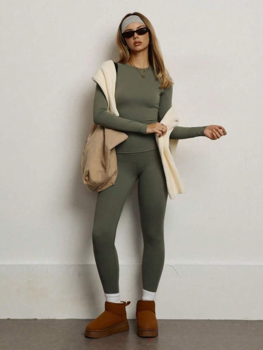 KOMPLET BLUZKA LEGGINSY