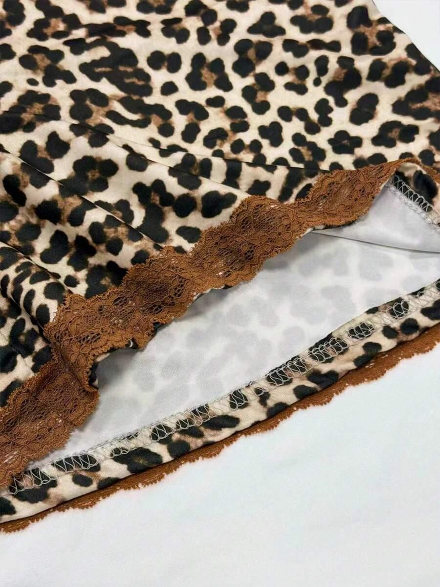 top na ramiączkach animal print