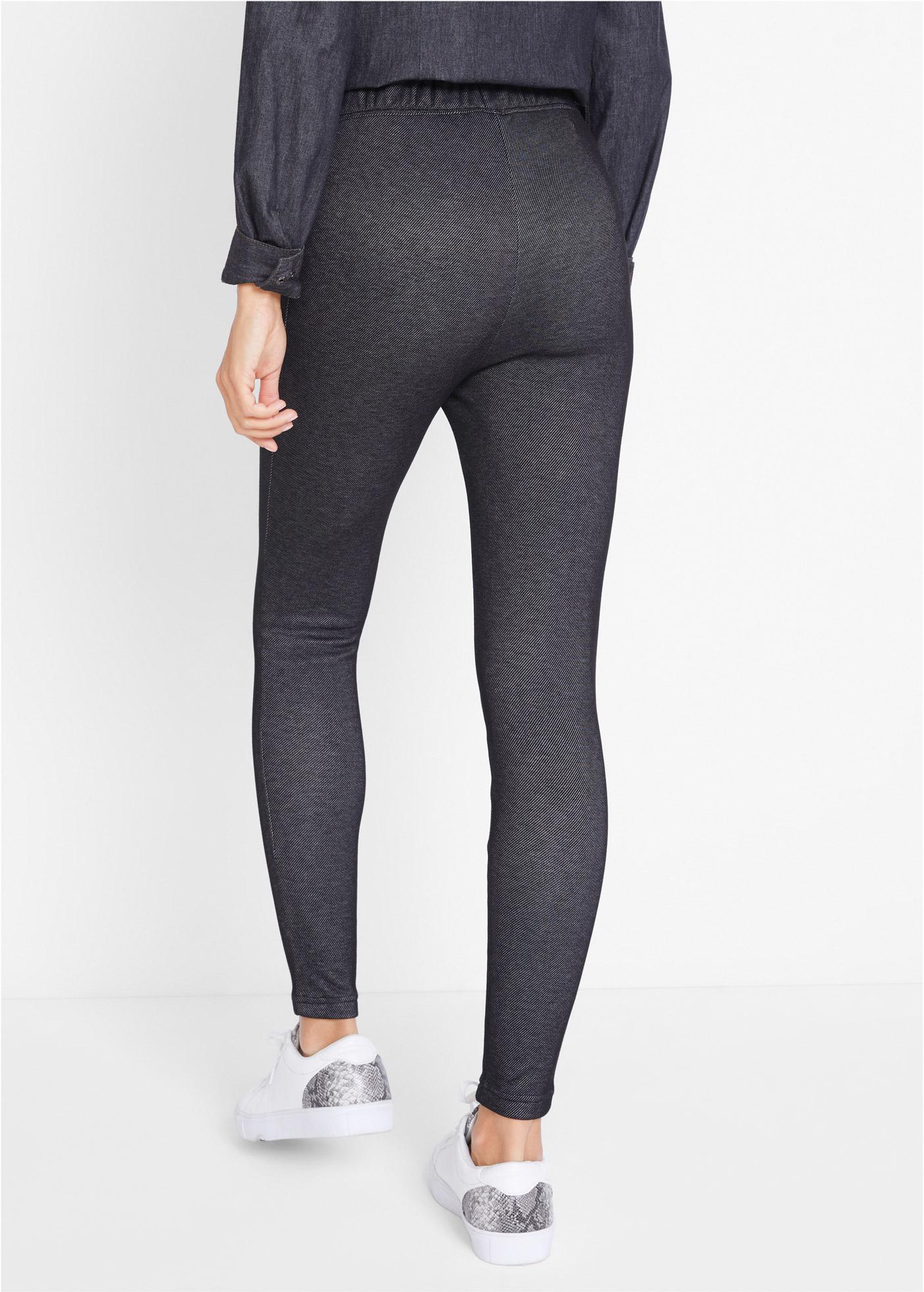 CZARNE LEGGINSY CASUAL
