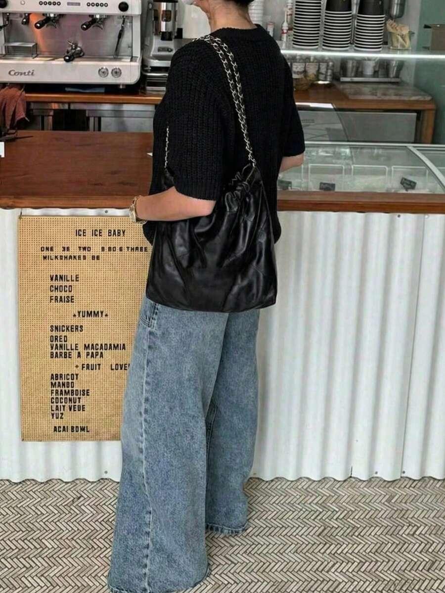 sweter krótki rękaw