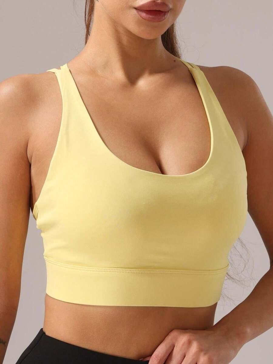 ŻÓŁTY SPORTOWY TOP