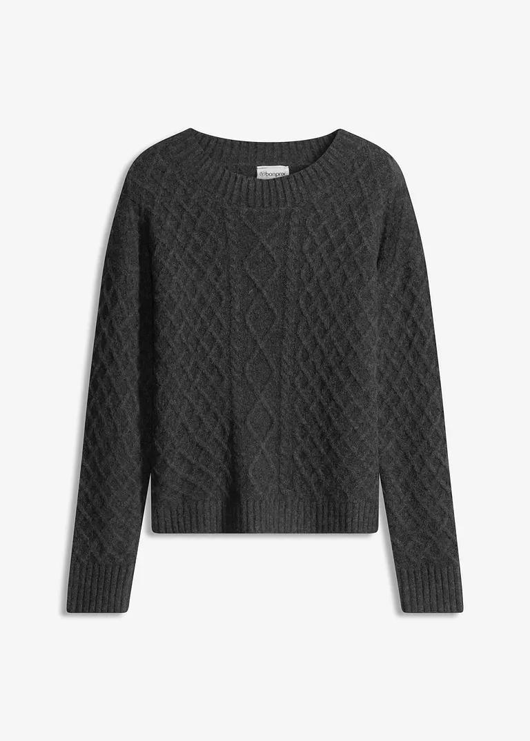 SWETER SZARY DAMSKI