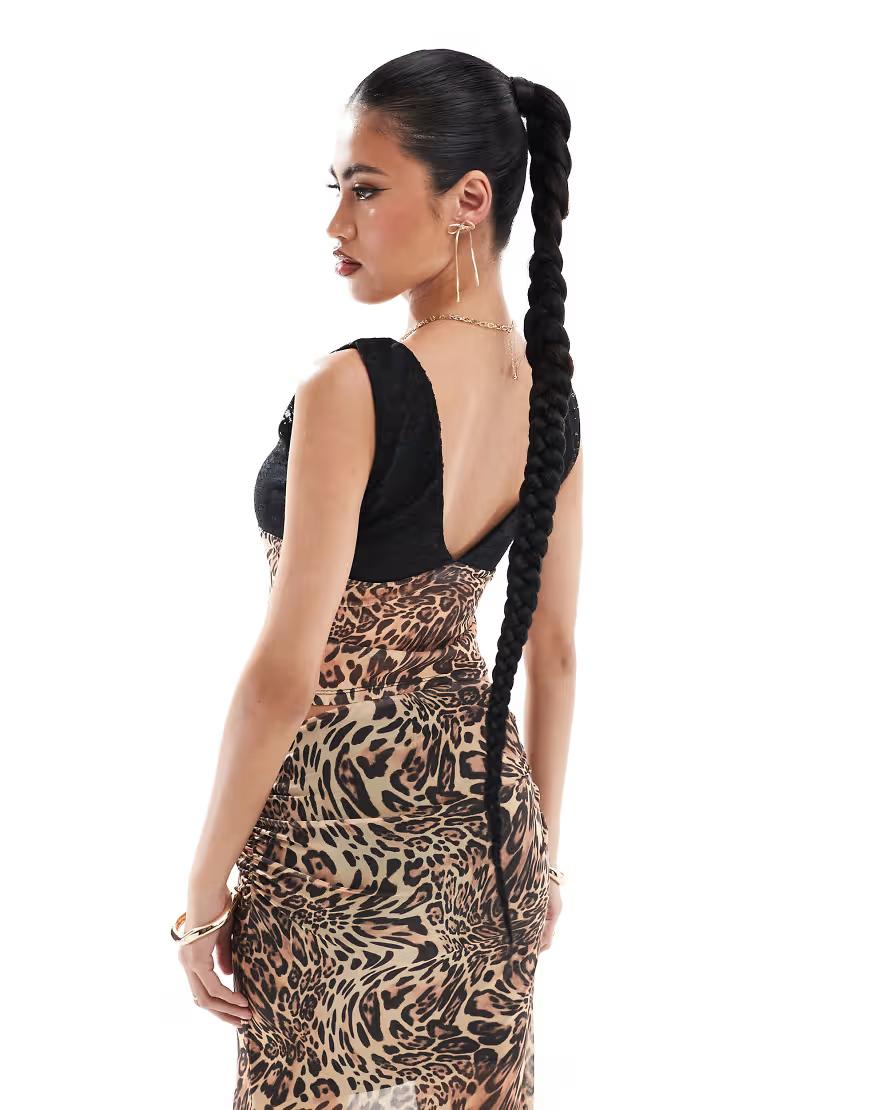 TOP ANIMAL PRINT KORONKA