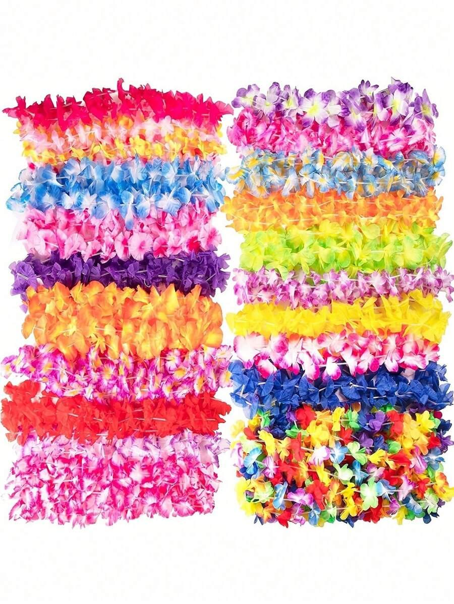 HAWAJSKI NASZYJNIK KWIATY 3-PACK