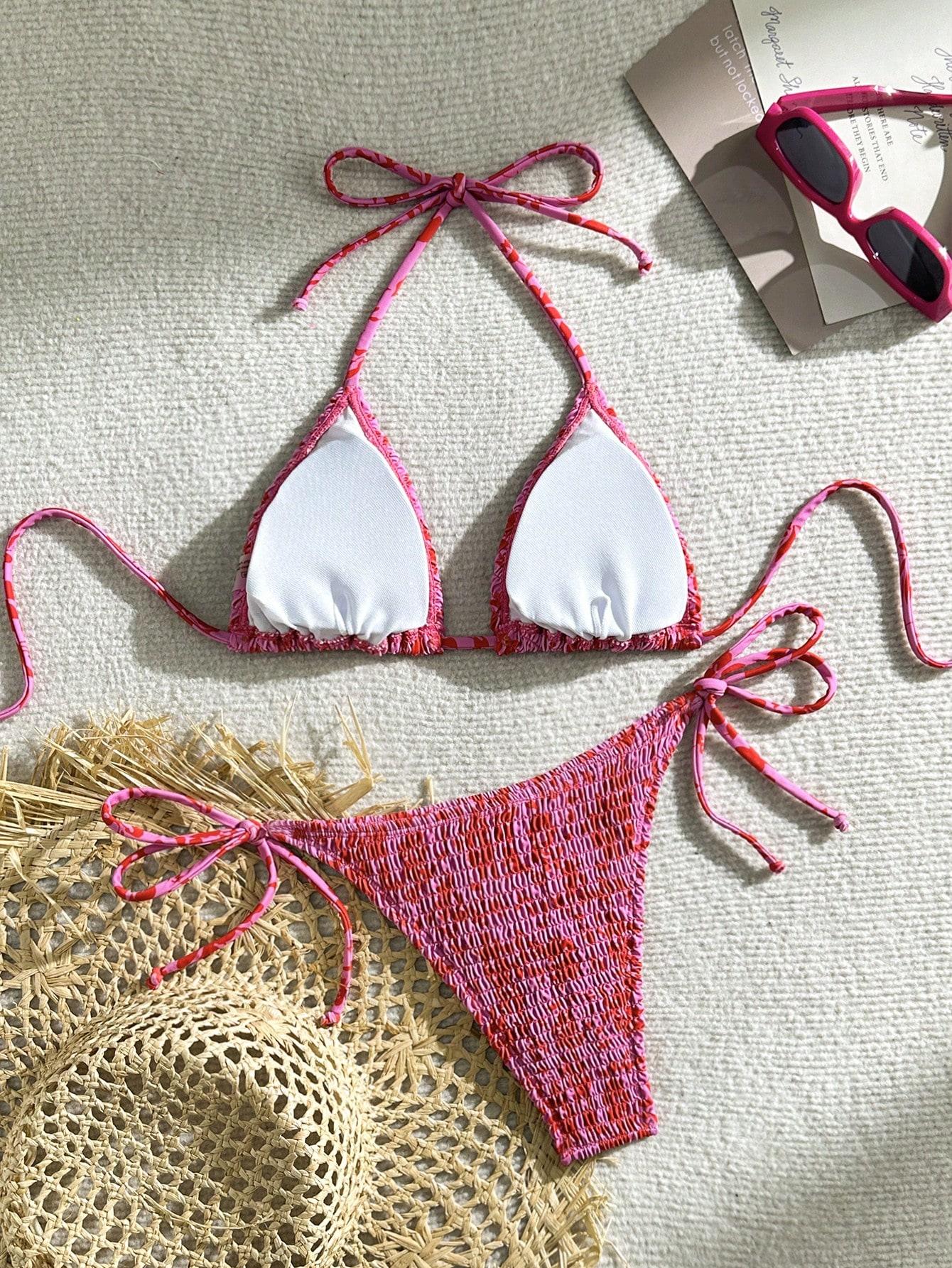 komplet bikini wzór