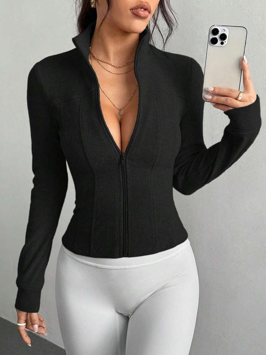 czarna bluza zamek